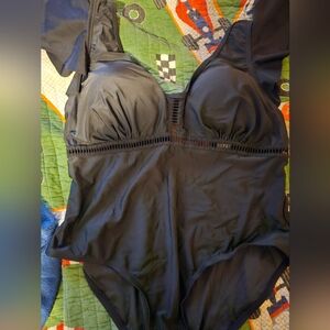 Black One-Piece Swimsuit